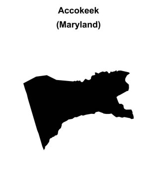 Accokeek (Maryland) boş ana hat haritası