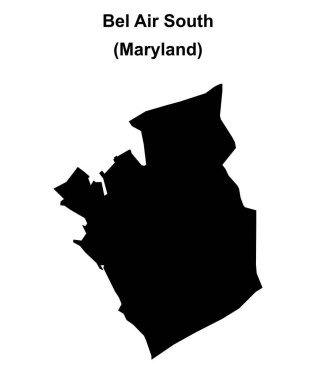 Bel Air South (Maryland) boş ana hat haritası