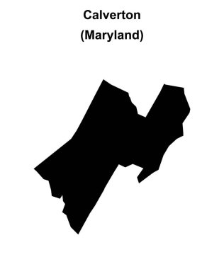 Calverton (Maryland) boş ana hat haritası