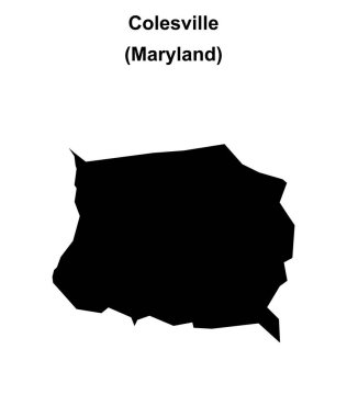 Colesville (Maryland) boş ana hat haritası