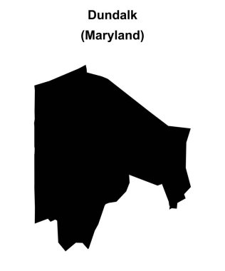 Dundalk (Maryland) boş ana hat haritası