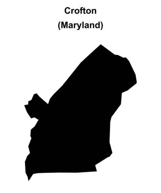 Crofton (Maryland) boş ana hat haritası