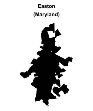 Easton (Maryland) boş ana hat haritası