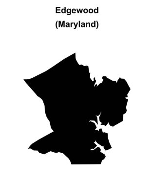 Edgewood (Maryland) boş ana hat haritası