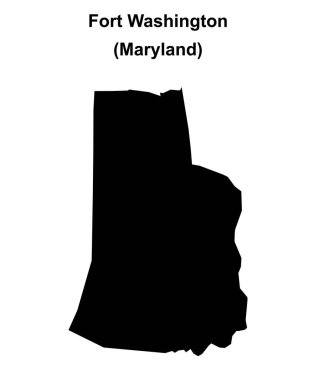 Fort Washington (Maryland) boş ana hat haritası