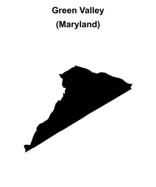 Yeşil Vadi (Maryland) boş ana hat haritası