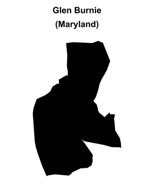 Glen Burnie (Maryland) boş ana hat haritası