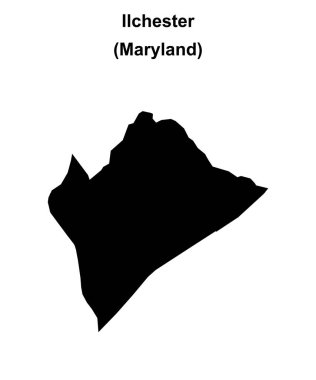 Ilchester (Maryland) boş ana hat haritası