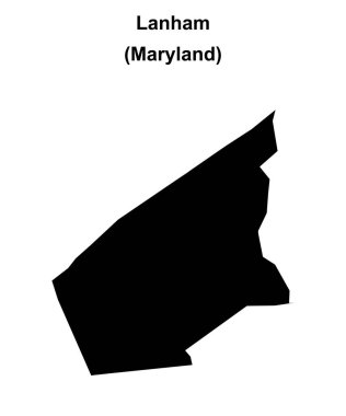 Lanham (Maryland) boş ana hat haritası