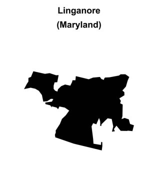 Linganore (Maryland) boş ana hat haritası