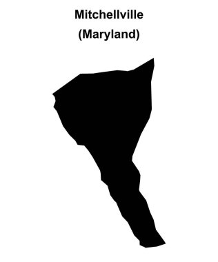 Mitchellville (Maryland) boş ana hat haritası