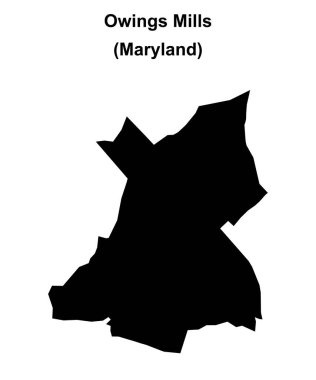 Owings Mills (Maryland) boş ana hat haritası