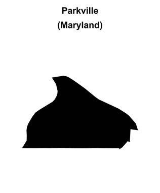 Parkville (Maryland) boş ana hat haritası