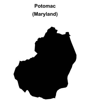 Potomac (Maryland) boş ana hat haritası
