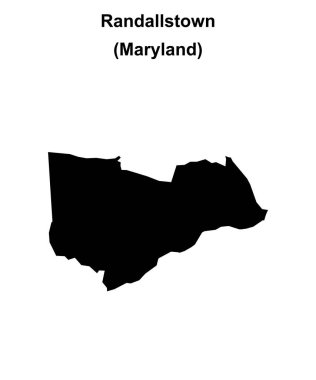 Randallstown (Maryland) boş ana hat haritası