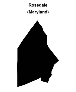 Rosedale (Maryland) boş ana hat haritası