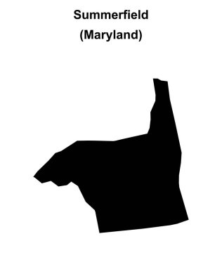 Summerfield (Maryland) boş ana hat haritası