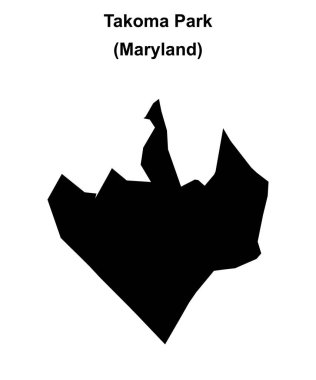 Takoma Parkı (Maryland) boş ana hat haritası