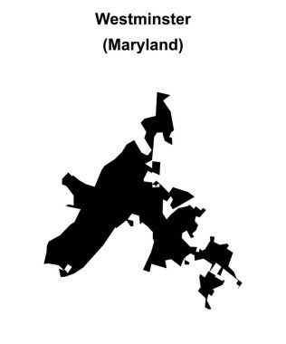 Westminster (Maryland) boş ana hat haritası