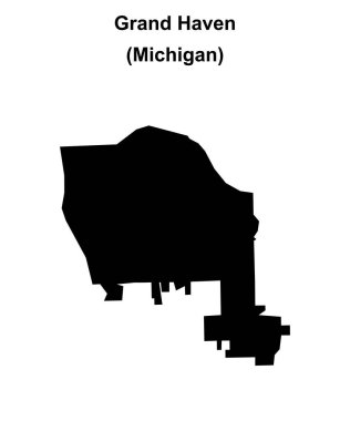Grand Haven (Michigan) boş ana hat haritası