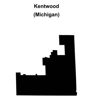 Kentwood (Michigan) boş ana hat haritası