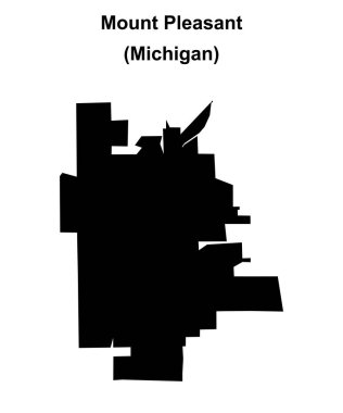 Mount Pleasant (Michigan) boş ana hat haritası