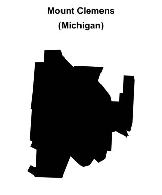 Clemens Dağı (Michigan) boş ana hat haritası