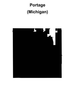 Portage (Michigan) boş ana hat haritası