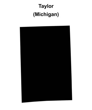 Taylor (Michigan) boş ana hat haritası