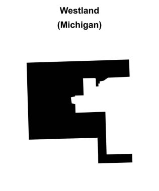 Westland (Michigan) boş ana hat haritası