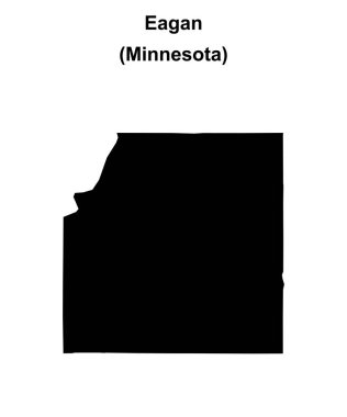 Eagan (Minnesota) boş ana hat haritası