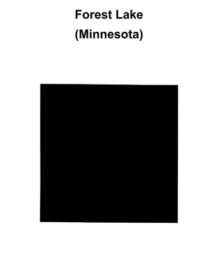 Orman Gölü (Minnesota) boş ana hat haritası