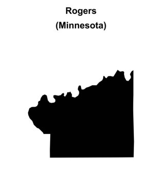 Rogers (Minnesota) boş ana hat haritası