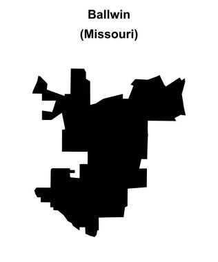 Ballwin (Missouri) boş ana hat haritası