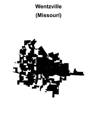 Wentzville (Missouri) boş ana hat haritası