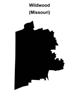 Wildwood (Missouri) boş ana hat haritası