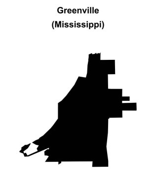 Greenville (Mississippi) boş ana hat haritası