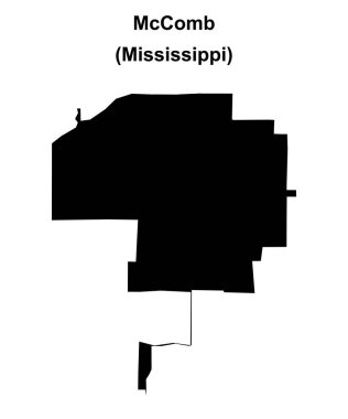 McComb (Mississippi) boş ana hat haritası