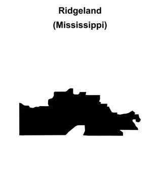 Ridgeland (Mississippi) boş ana hat haritası