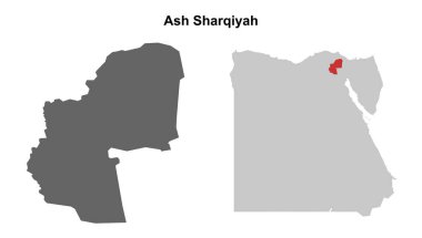 Ash Sharqiyah valiliği boş ana hat haritası ayarlandı