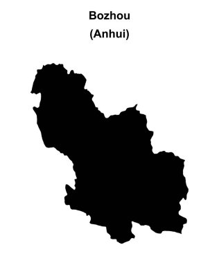 Bozhou boş dış hat haritası