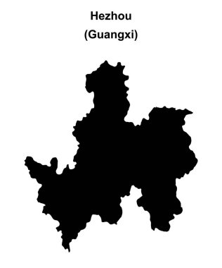 Hezhou boş ana hat haritası