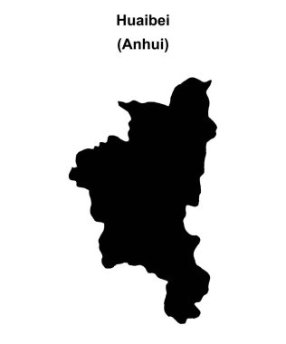 Huaibei boş ana hat haritası