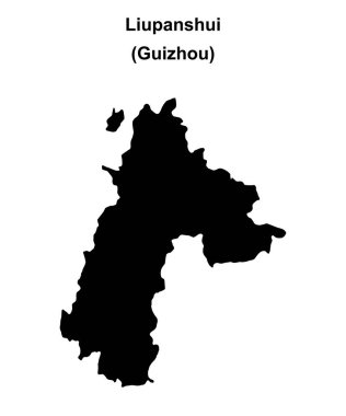 Liupanshui boş ana hat haritası