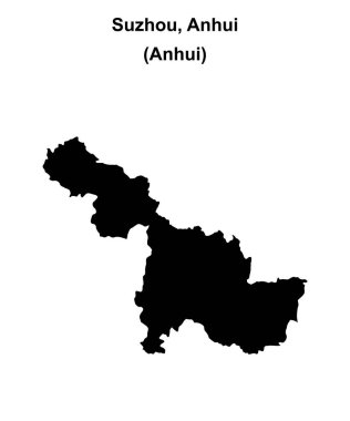 Suzhou, Anhui haritası boş.