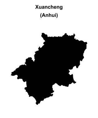 Xuancheng boş ana hat haritası