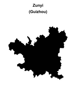 Zunyi boş ana hat haritası