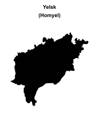 Yelsk bölgesi boş ana hat haritası