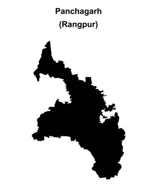 Panchagarh bölgesi boş ana hat haritası