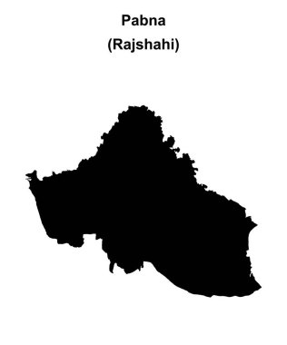 Pabna bölgesi boş ana hat haritası